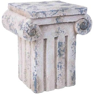 Wanderlust Deco Wanderlust Deco - Columna Decorativa Color Piedra, 37x29x39h Cm