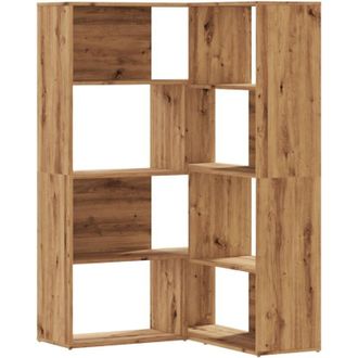vidaXL Libreria 4 Ripiani Rovere Artigianale 85x85x140 cm Truciolare - Vidaxl