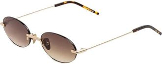 Kaleos Fuentes 004 Zonnebril - Dames - Zonnebrillen - Geel - 53 MM - Accessoires