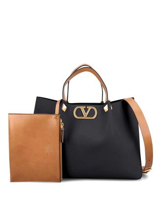 Valentino Garavani Medium Vlogo Signature Bag In Calfskin