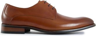 Sole Mens Ldn Labyrinth Derby Shoes - Tan Leather - Size UK 11