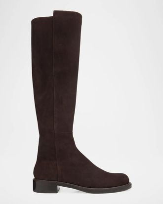 Stuart Weitzman 5050 Gisele Suede Over The Knee Boots