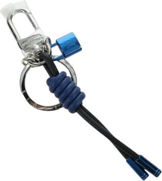 Louis Vuitton Pre-owned Accessories, female, Blue, Size: ONE SIZE Pre-owned Leather Key Holder