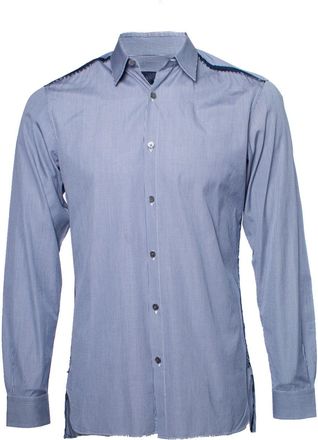 Lanvin Checkered dark blue with white shirt