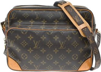 Louis Vuitton Nil Messenger Monogram Canvas Brown Canvas Handbag (Pre-Owned)