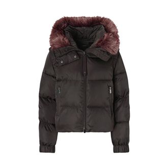 Pinko Godetia Padded Jacket - Jackets - Mujer - Marr&oacute;n - 2XS