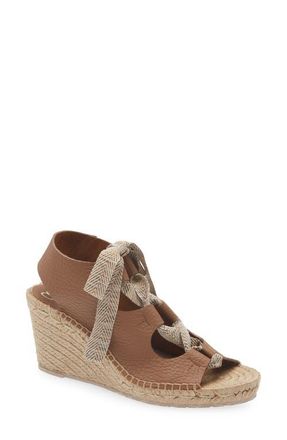 Pedro Garcia Otelia Wedge Sandal in Saddle Cervo at Nordstrom, Size 7.5Us