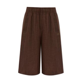 adidas Fitness, Heren, Bruin, 2Xl, Linnen, Linnen Bermudas