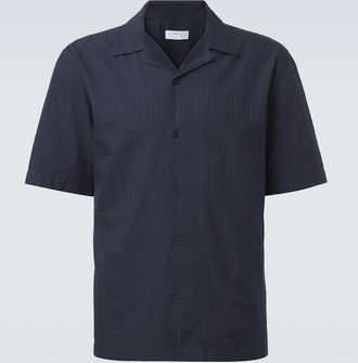 Sunspel Striped cotton shirt