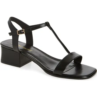 Jeffrey Campbell Austere Ankle Strap Sandal in Black at Nordstrom, Size 9.5