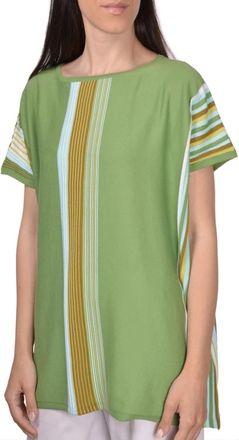 Gran Sasso Stijlvolle Sweaters Collectie - Dames - T-shirts - Groen - S - Tops