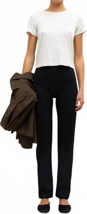 Leset Rio High Waist Straight Pant Ii In Black