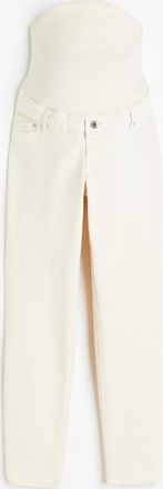H&M MAMA Slim Ankle Jeans - White