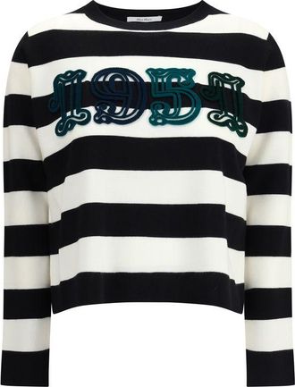 Max Mara Black Fleece Wool Womens Sweatshirt