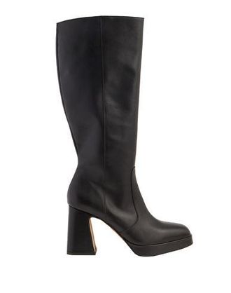 8 by YOOX LEATHER PLATFORM TALL BOOT