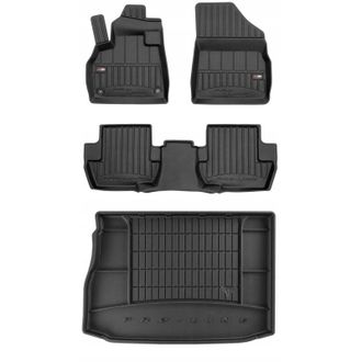 OEM Set 3d Alfombrillas Y Alfombrilla Para Maletero Citro&euml;n Hybrid Ds 5 Hatchback 2011-2018