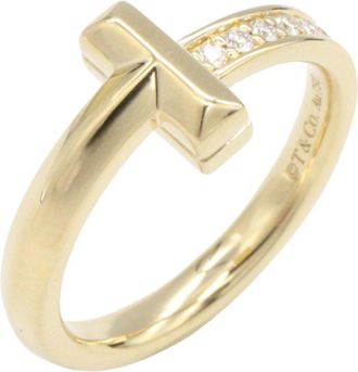 Tiffany & Co. Gold Clear Yellow Gold (18K) Band Ring (Pre-Owned)