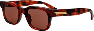 Bottega Veneta Mens Sunglasses Havana Red Acetate Havana-Havana-Red Havana/havana/red