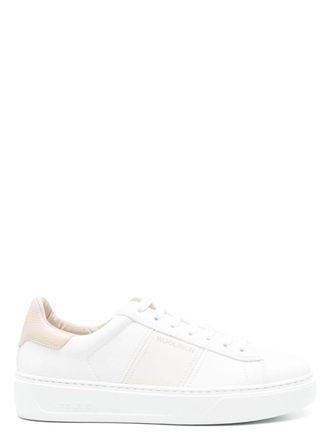 スニーカー WOOLRICH Woman Sneakers White WFW2515012310 Women's Chunky Court Sneakers in Leather white | Woolrich US