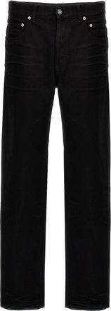 Saint Laurent Crinkled Effect Jeans