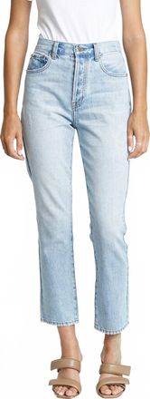 Pistola Denim Womens Keaton High Rise Slim Straight Jean In Morning Sky