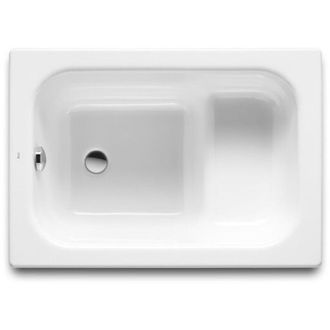 Roca Ba&ntilde;aseo De Acero Rectangular Contesa Roca