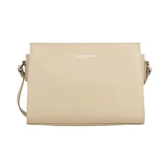 Lancaster Smooth 437-02 Crossbody tas - Dames - Tassen - Beige - Maat: ONE Size Leer