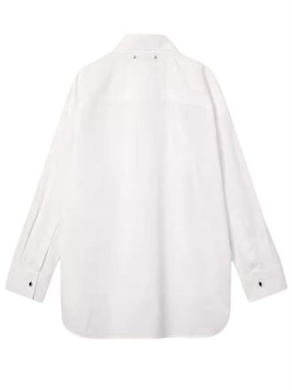 Golden Goose Cotton Oversize Shirt - White