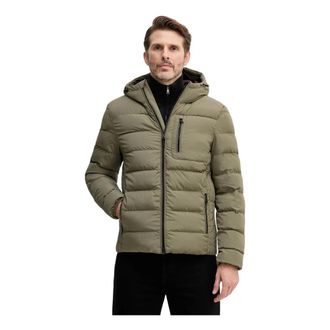 Geox Snake Padded Jacket - Heren - Winterjassen - Groen - 3XL - Leer - Jassen
