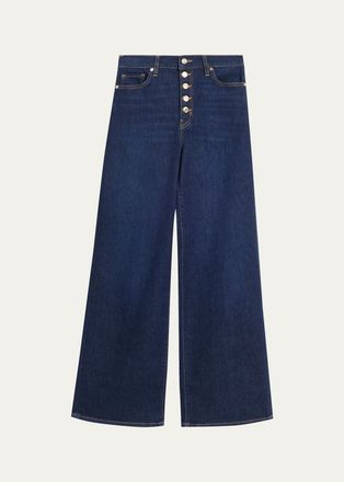 Frame Denim Le Slim Palazzo Jeans