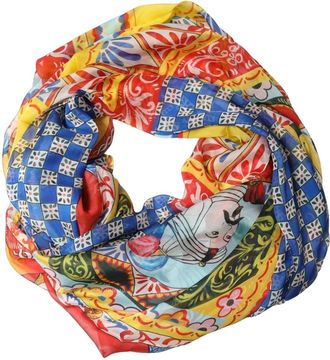 Dolce & Gabbana Stole Sjaal - Dames - Zijden sjaals - Veelkleurig - ONE Size - Accessoires