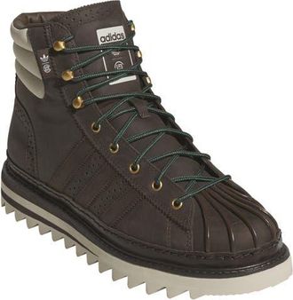 adidas x CLOT by Edison Chen Gender Inclusive Pro Model Sneaker Boot in Dark Brown/Wonder Beige at Nordstrom, Size 11.5 Womens