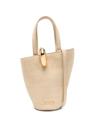 Jacquemus Jacquemus Womens Le Petit Bambola Leather Bucket Bag