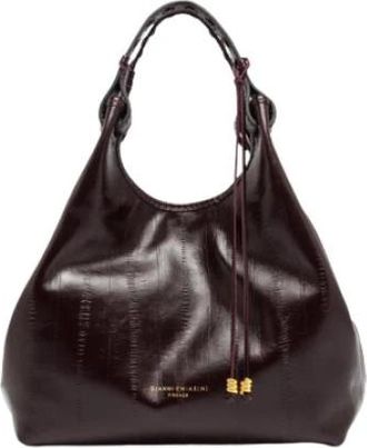 Gianni Chiarini Dua Handtas - Dames - Handtassen - Rood - ONE Size - Leer - Tassen