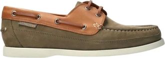 Mephisto Moderne en sportieve veterschoen voor heren - Heren - Bootschoenen - Groen - 38 1/2 EU - Leer - Schoenen
