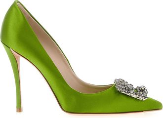 Roger Vivier Womens Flower Strass Pumps