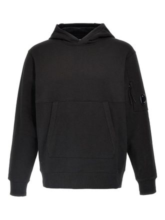C.P. Company Sweatshirts Sweat Hooded in Diagonal Raised Fleece