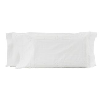 Zenoni & Colombi Antique TOSCANO Point Pillowcase 50x80, white