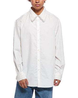 Valentino Camicia Manica Lunga Button Front Shirt