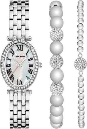 Anne Klein Womens Classic Silver Dial Watch