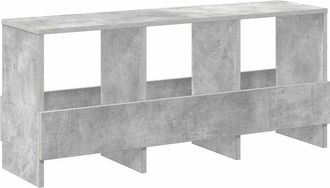 vidaXL Estante De Revistas Gris Concreto 102 X 30 X 45 Cm Vidaxl