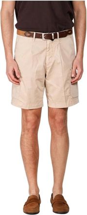 Mason's Cargo Bermuda - Heren - Korte Broeken - Beige - M - Katoen - Korte Broeken