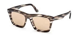 Tom Ford Lelio Brown Square Mens Sunglasses FT1207 56E 52
