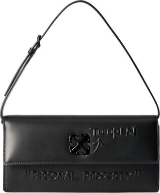 Off-white Borsa a spalla Jitney 1.0 Quote3D - Nero