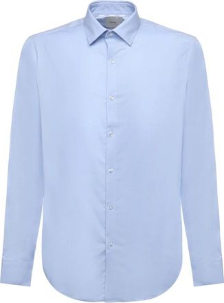 Calvin Klein Blauwe Twill Essential Overhemd - Heren - Casual Overhemden - Blauw - 3XL - Overhemden