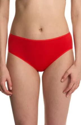 Natori Bliss Bare Cotton Hipster Briefs in Paprika at Nordstrom, Size X-Large