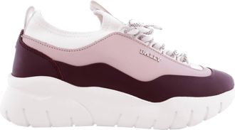 Bally Bienne Bikki Leather Low-Top Sneakers, Brand Size 35 ( US Size 4.5 )