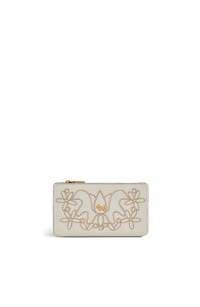 Radley London Coin Street - Stripe Medium Ziptop Wallet in Chalk at Nordstrom
