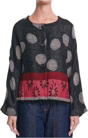 Alessia Santi Jassen, Dames, Veelkleurig, S, Stijlvolle Sweaters Collectie