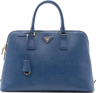 Prada Pre-owned Prada Large Saffiano Lux Promenade Satchel 5QP2RTKZ18EHJNMC